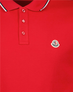 Polos Polo à logo Moncler Vermelho Homme