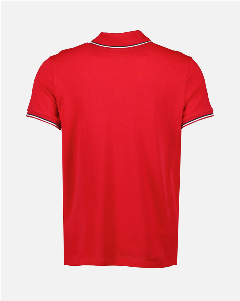 Polos Polo à logo Moncler Rojo Homme