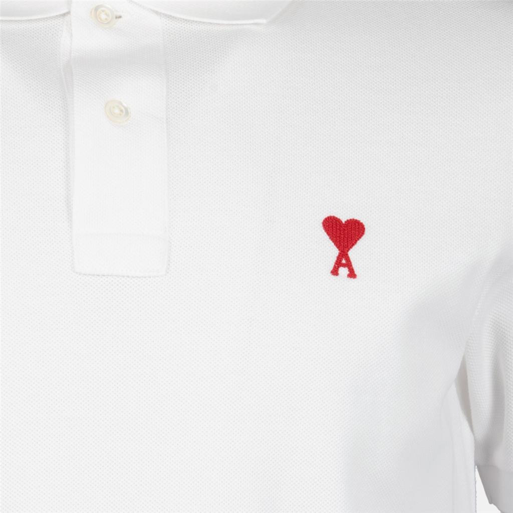 Polos Polo Ami de Coeur Ami PARIS Blanco Homme