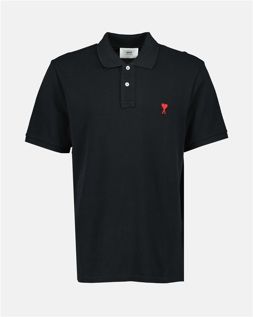 Polos Polo Ami de cœur Ami PARIS Negro Homme