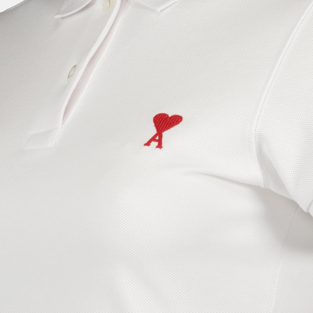 Polos Polo Ami de Coeur Ami PARIS Blanco Femme