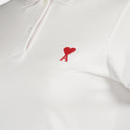 Polos Polo Ami de Coeur Ami PARIS Blanco Femme