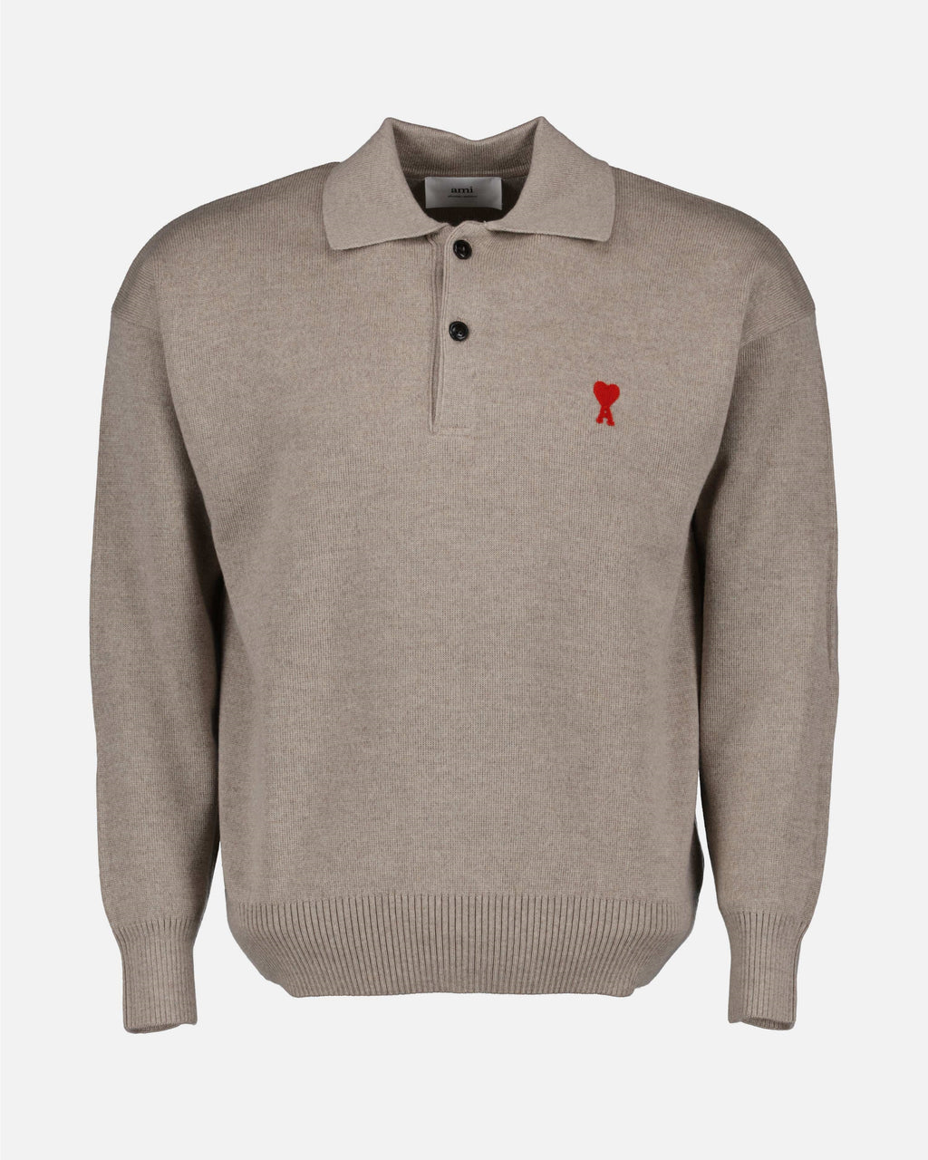 Polos Polo Ami de Coeur Ami PARIS Beige Homme
