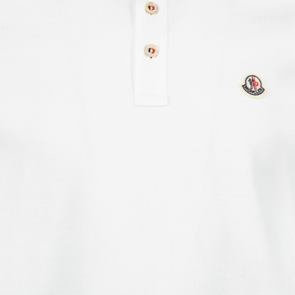 Polos Polo à logo Moncler Branco Homme