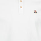 Polos Polo à logo Moncler Branco Homme