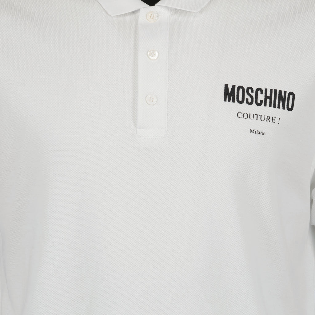 Polos Polo à logo Moschino Branco Homme