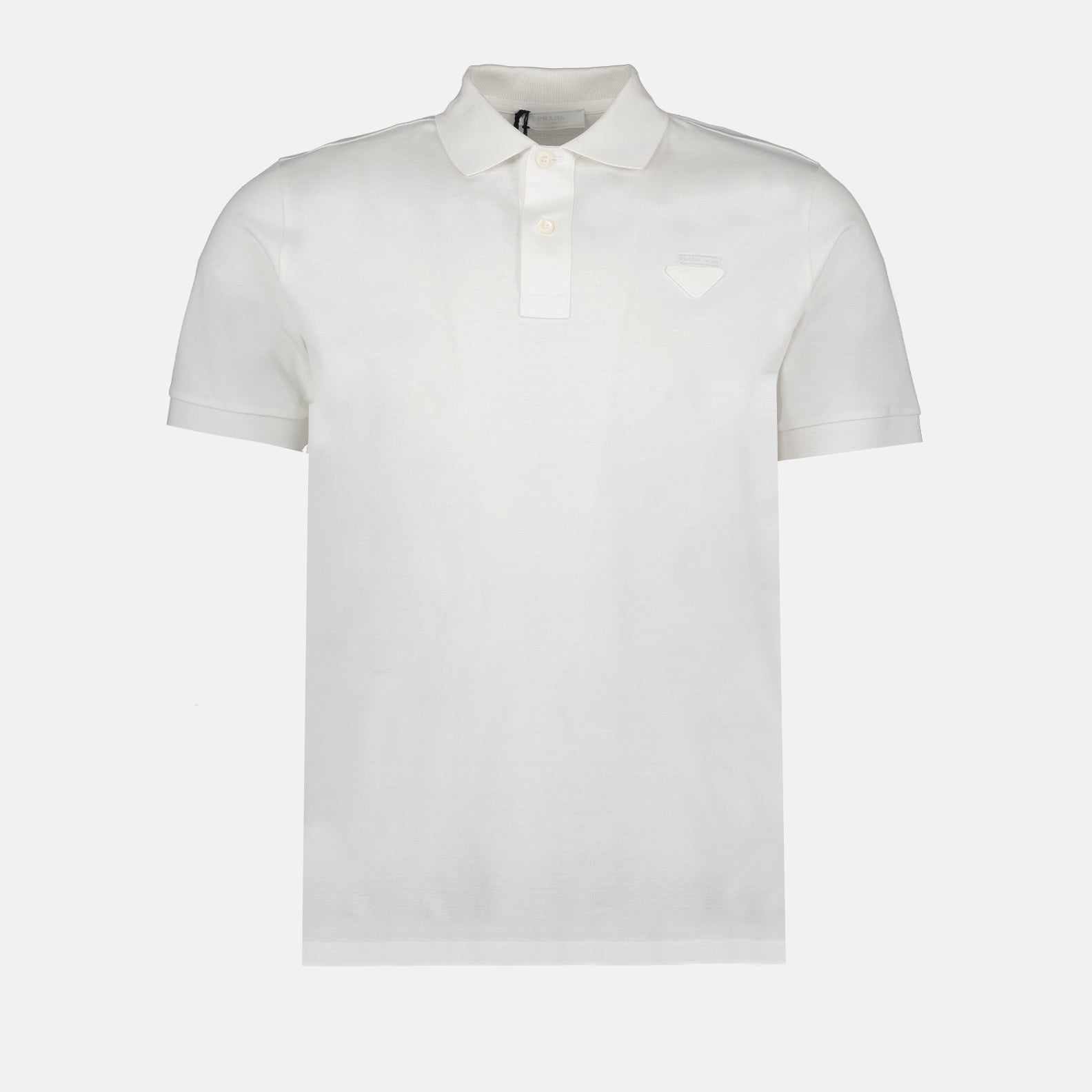 Polos Polo à logo Prada Branco Homme