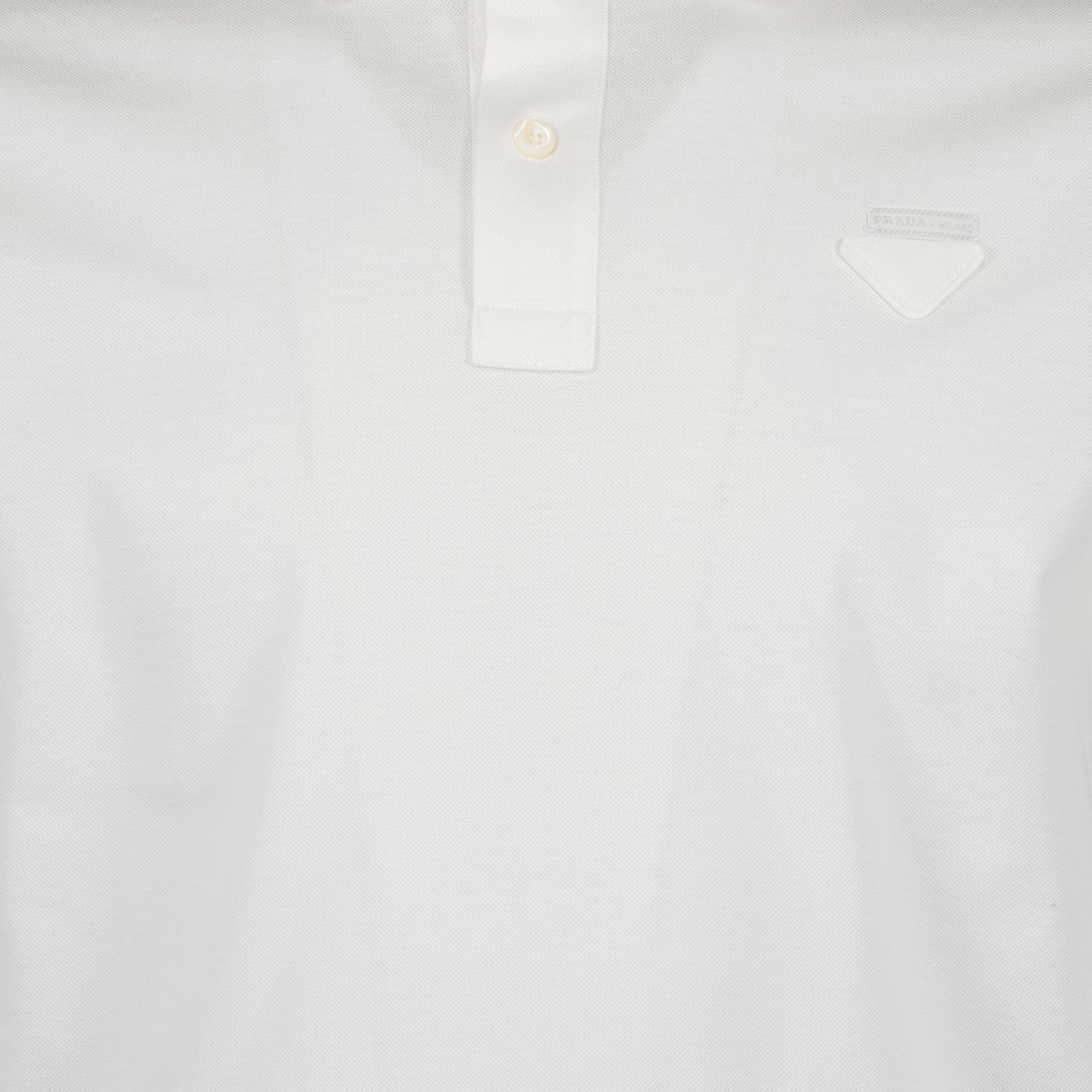 Polos Polo à logo Prada Branco Homme