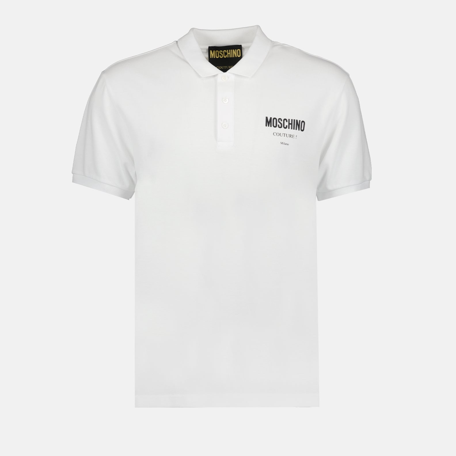 Polos Polo à logo Moschino Blanco Homme