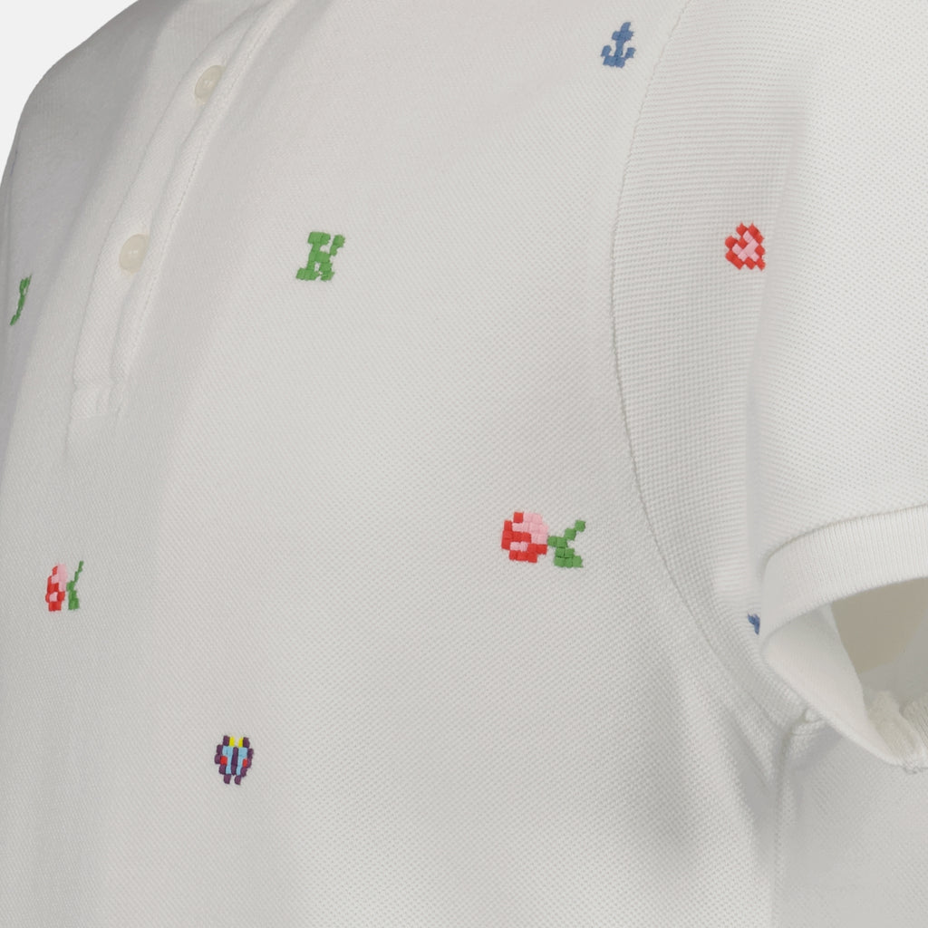 Poloshirts Polo Kenzo Pixel Kenzo Weiß Homme