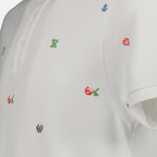 Poloshirts Polo Kenzo Pixel Kenzo Weiß Homme