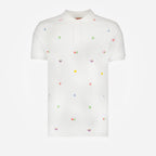 Poloshirts Polo Kenzo Pixel Kenzo Weiß Homme