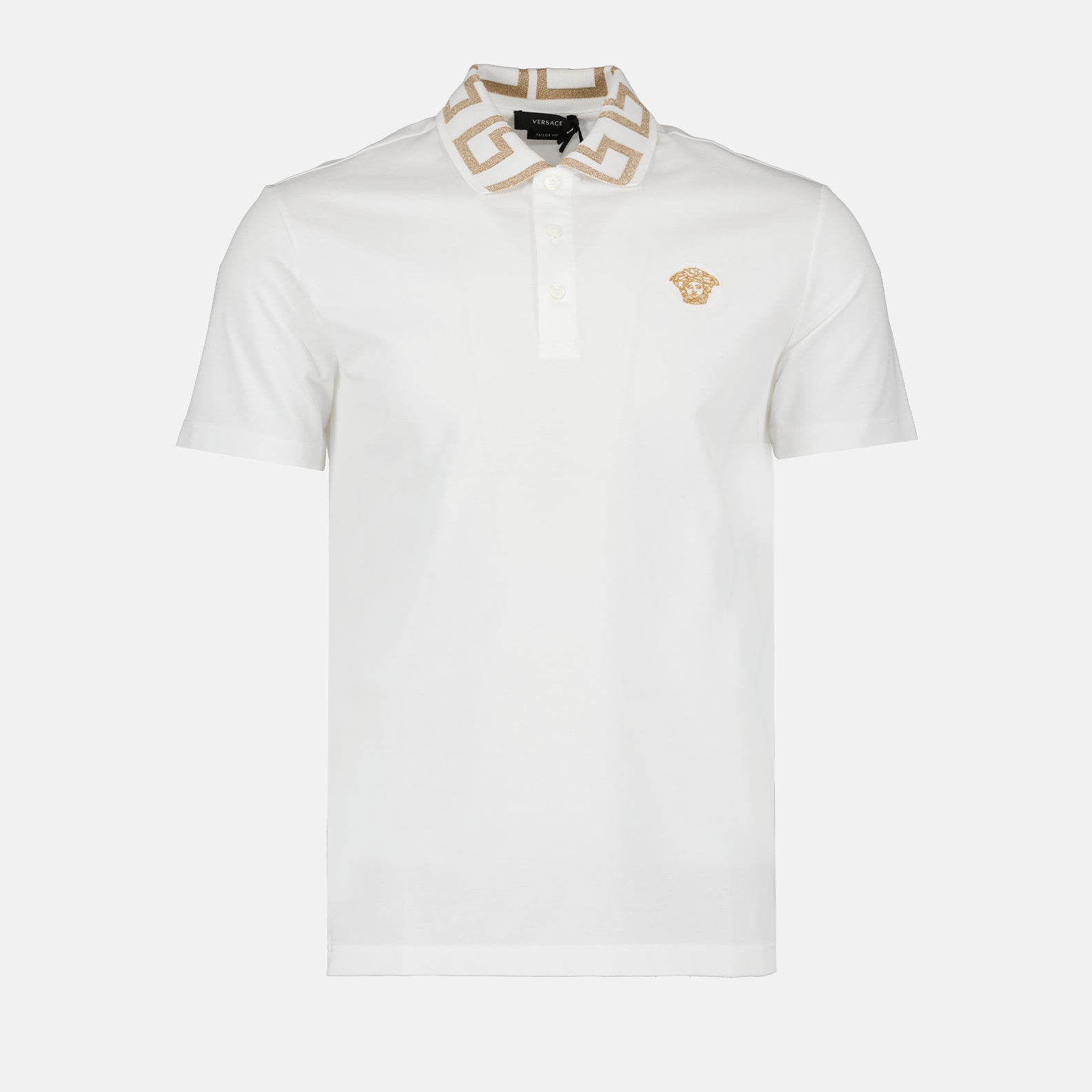 Polos Polo Medusa Greca Versace Blanco Homme