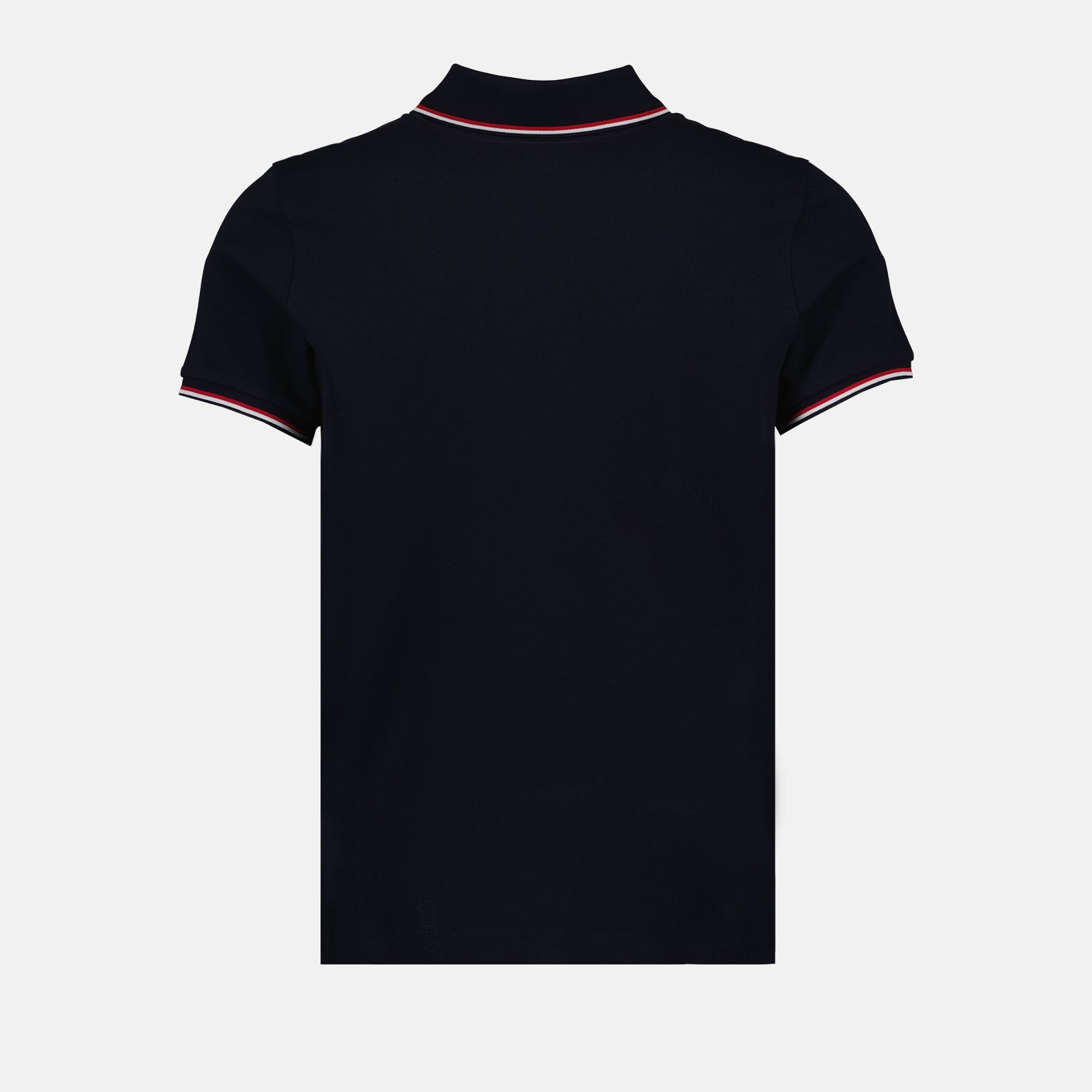 Polos Polo à logo et liseré Moncler Azul Homme