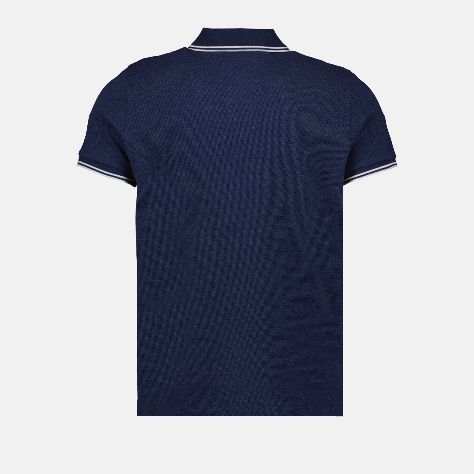 Polos Polo à logo et liseré Moncler Azul Homme