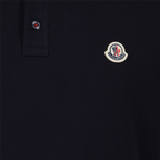 Polos Polo à logo et liseré Moncler Azul Homme