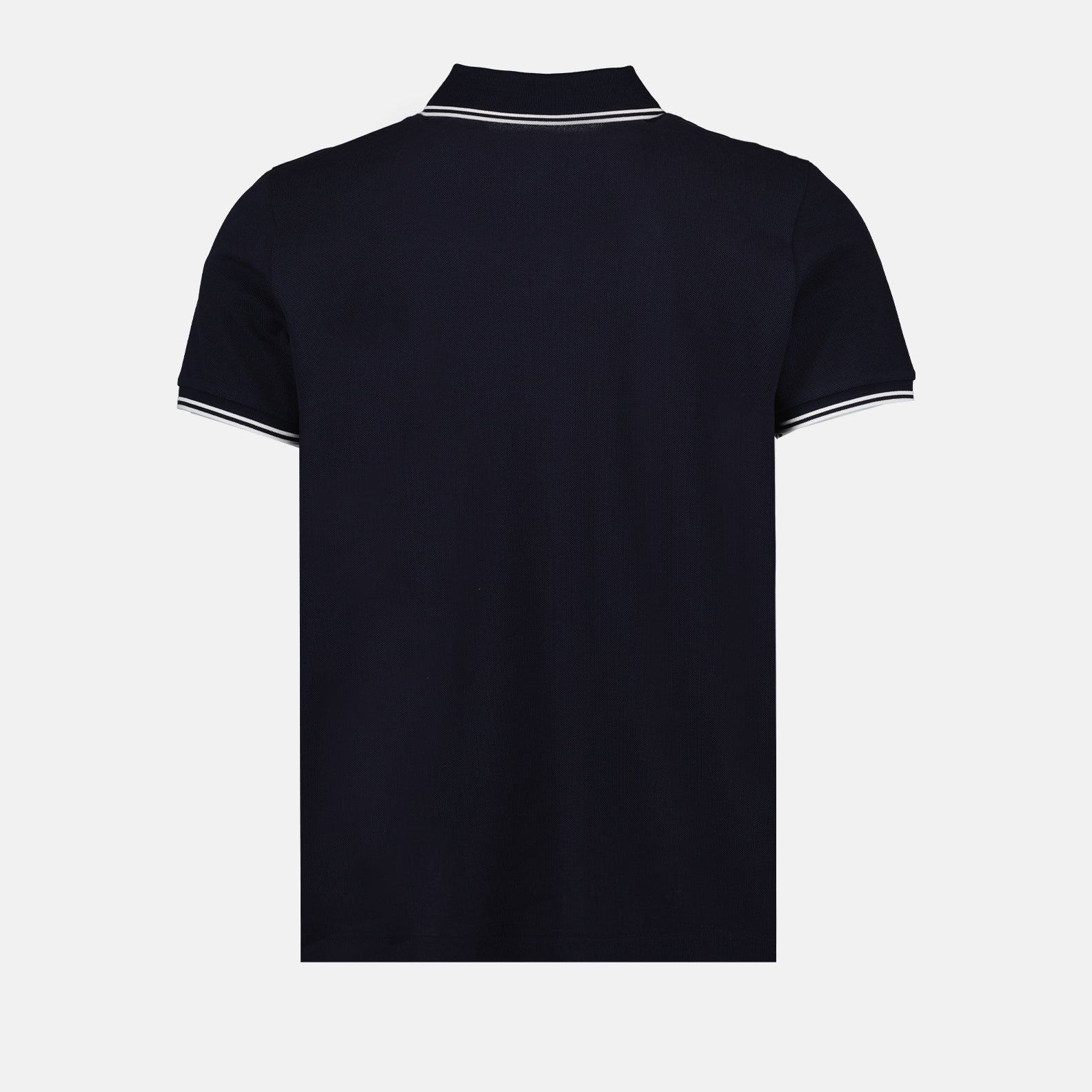 Polos Polo à logo et liseré Moncler Azul Homme