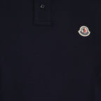 Polos Polo à logo et liseré Moncler Azul Homme