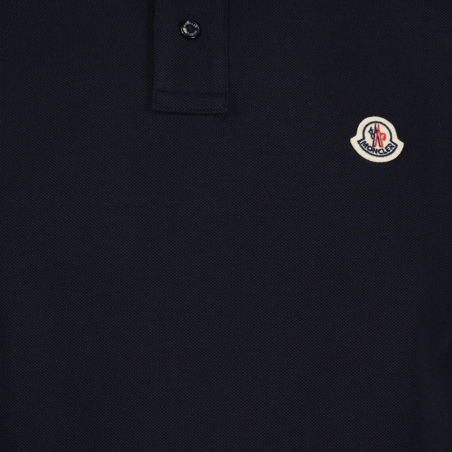 Polos Polo à logo et liseré Moncler Azul Homme