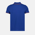 Polos Polo à logo et liseré Moncler Azul Homme