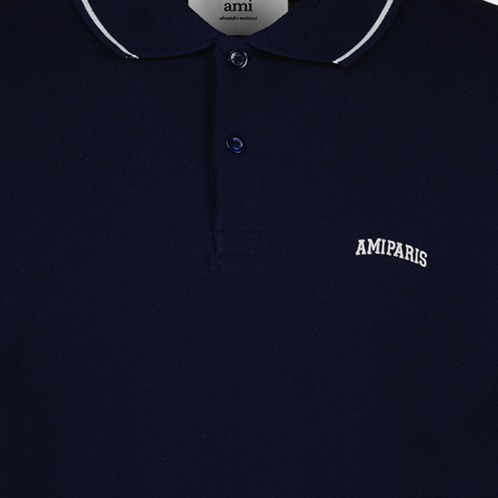 Polos Polo brodé Ami Paris Ami PARIS Azul Homme