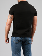 Poloshirts Polo brodé Moncler Schwarz Homme