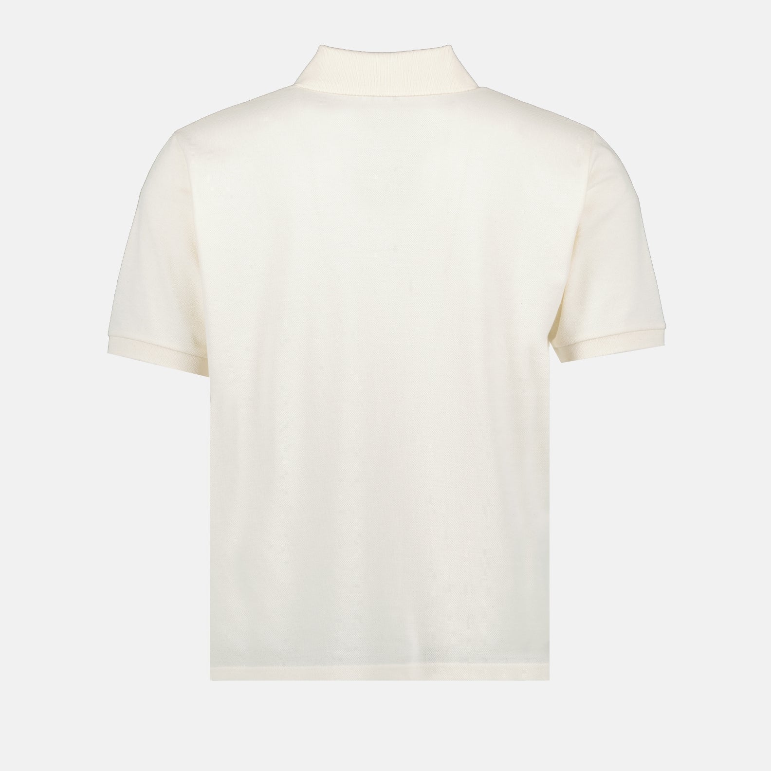 Polos Polo Cassandre en piqué de coton Saint Laurent Blanco Homme