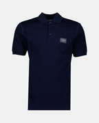 Polos Polo à plaque logo Dolce & Gabbana Azul Homme