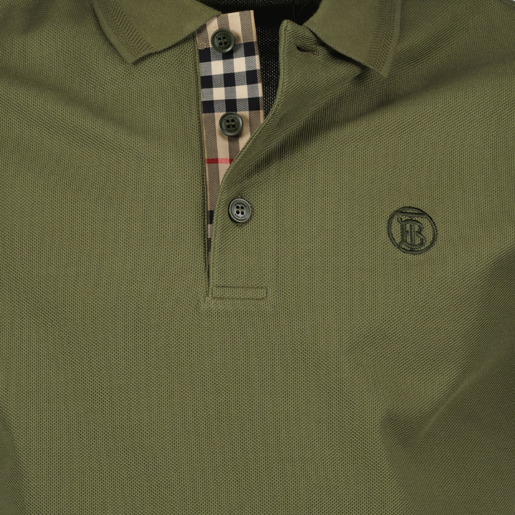 Polos Polo Eddie Burberry Verde Homme
