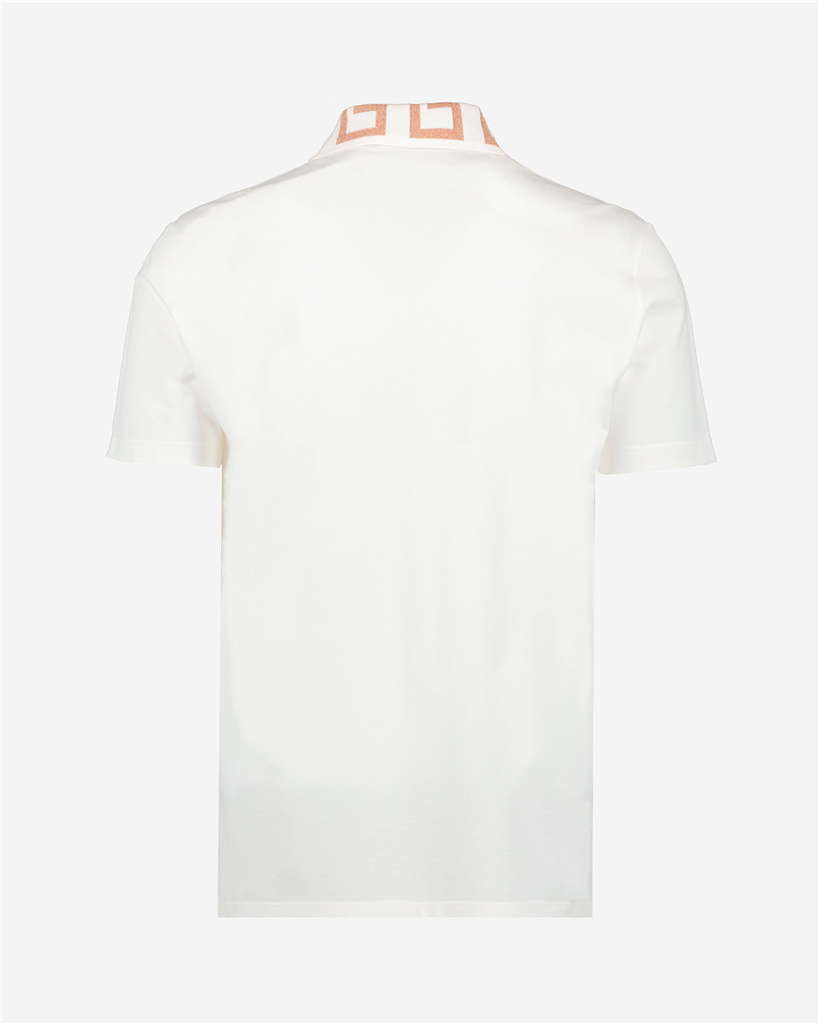 Polos Polo Greca Versace Blanco Homme