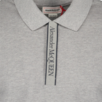 Polos Polo à logo bande Alexander McQueen Cinza Homme