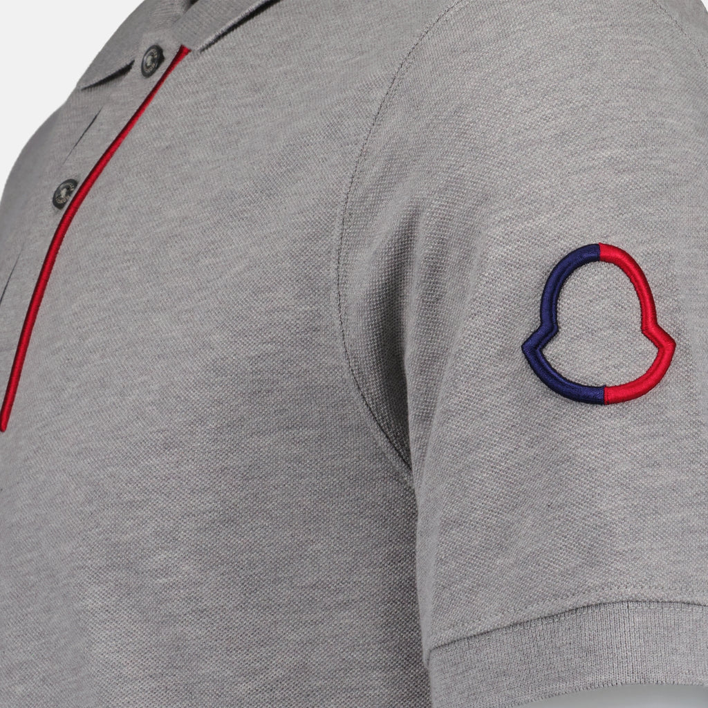 Polos Polo à logo Moncler Cinza Homme