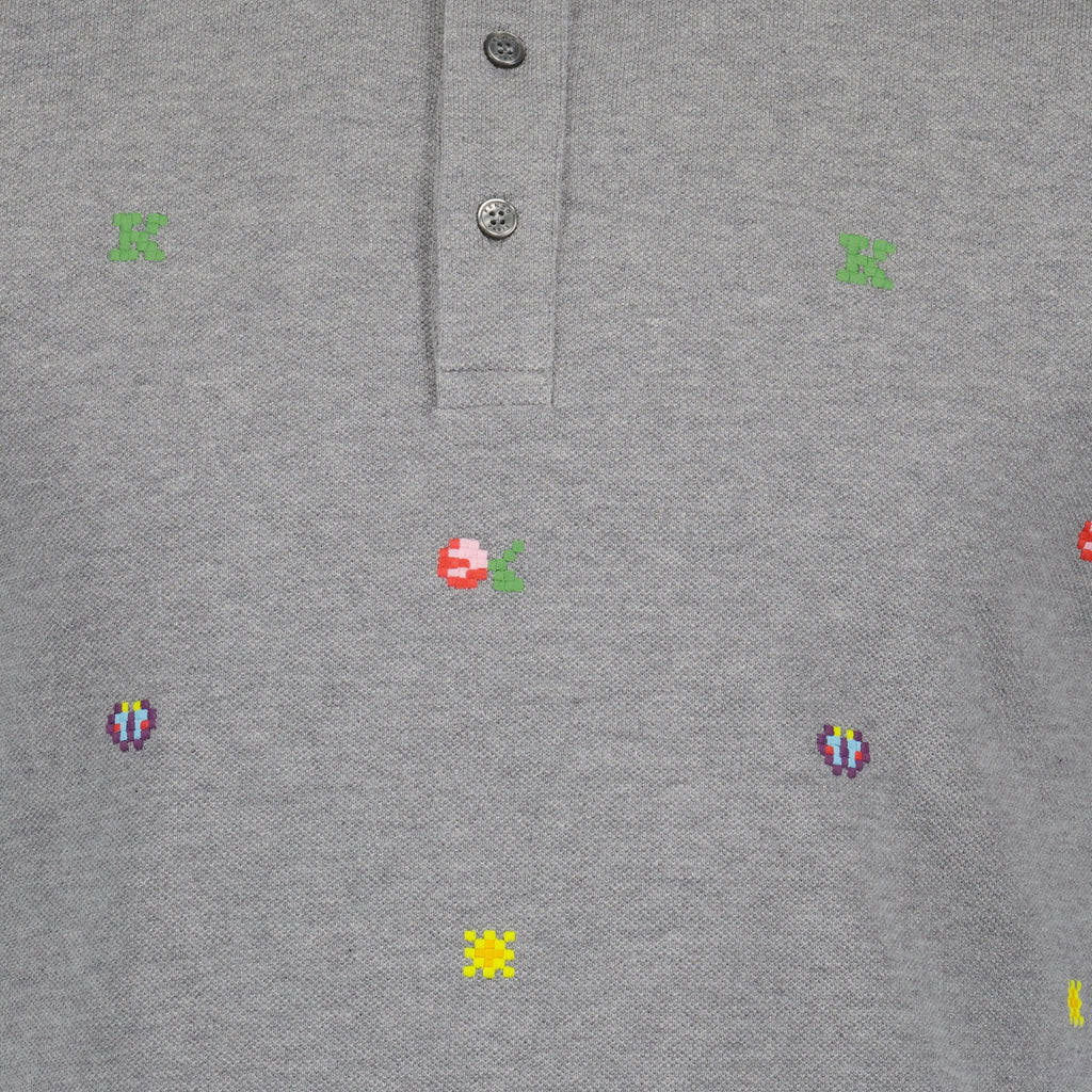 폴로 셔츠 Polo Kenzo Pixel Kenzo 회색 Homme
