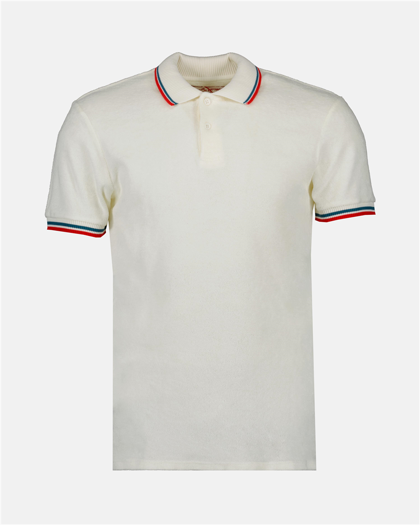 Camisetas Polo Jarrett OB stripe Orlebar Brown Branco Homme