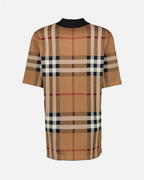 Polos Polo à carreaux Burberry Marrom Femme