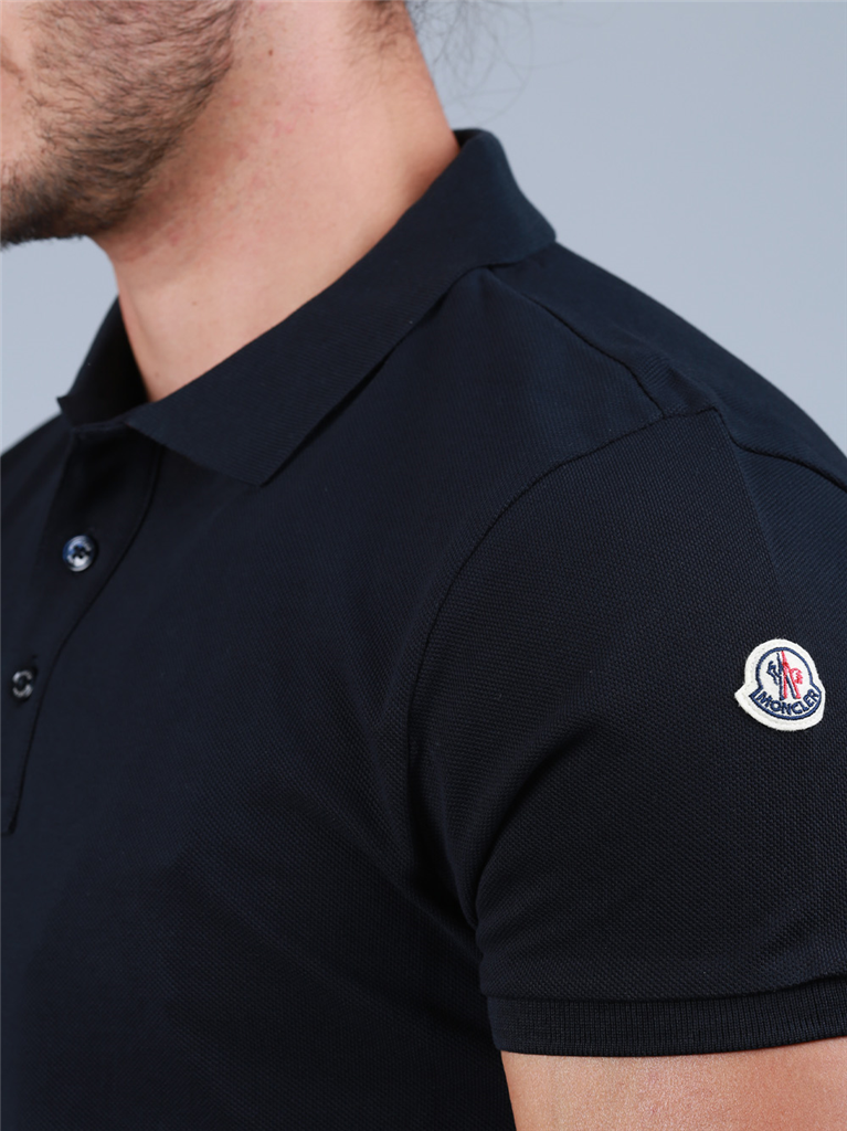 Poloshirts Polo logo Moncler Blau Homme