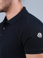 Poloshirts Polo logo Moncler Blau Homme