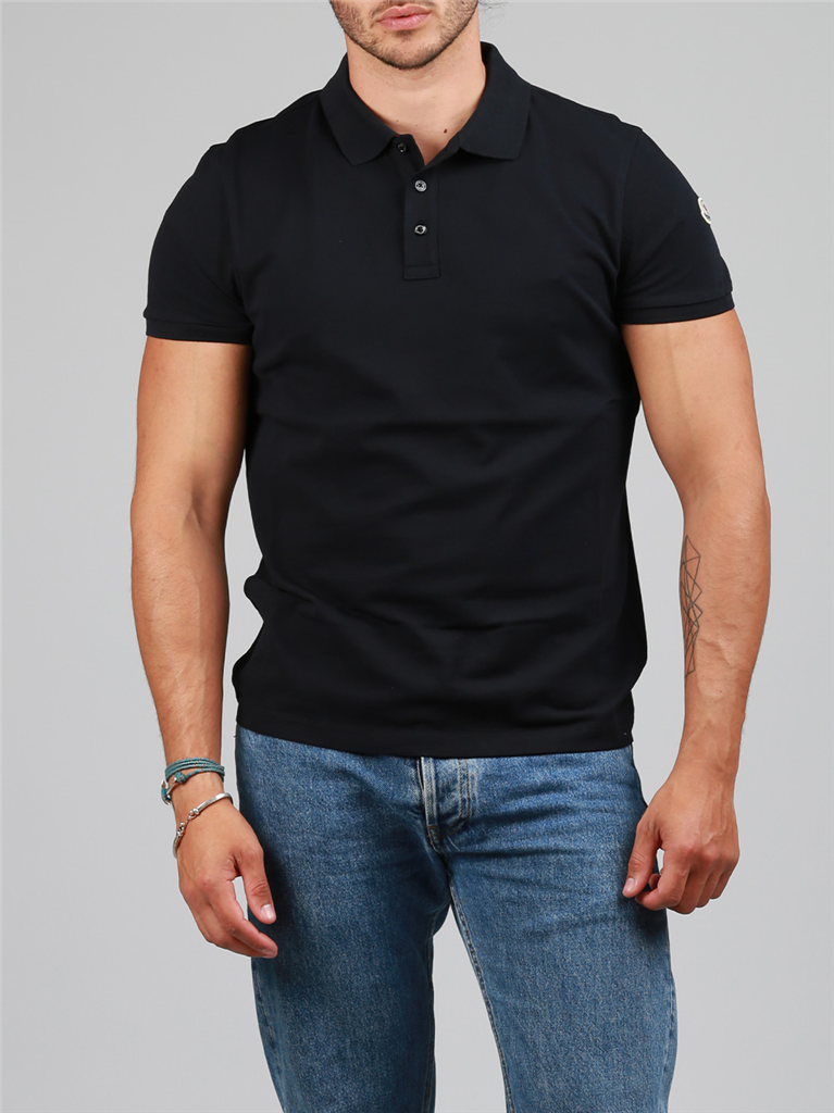 Poloshirts Polo logo Moncler Blau Homme