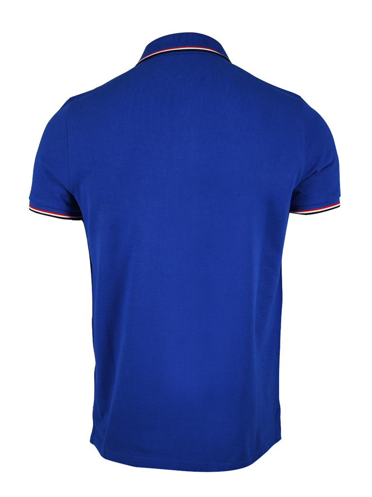 Polo shirts Logo polo shirt Moncler Blue Man