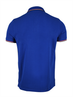 Polo shirts Logo polo shirt Moncler Blue Man