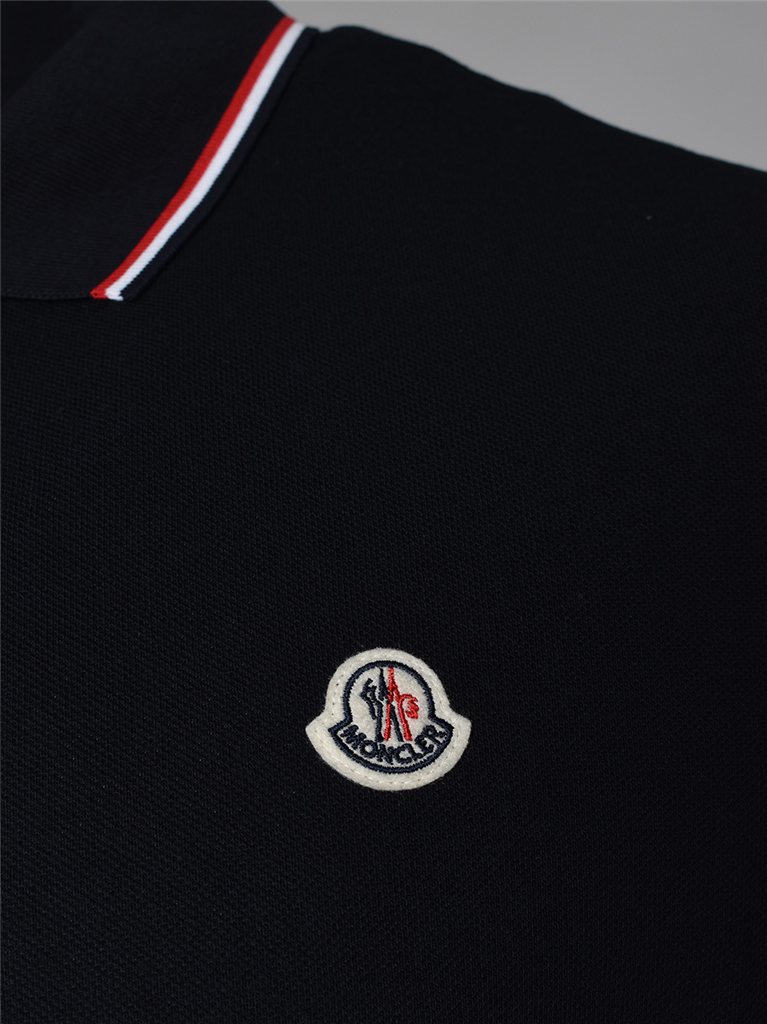 폴로 셔츠 Polo logo Moncler 파란색 Homme