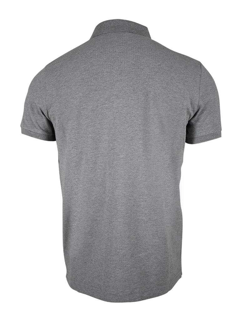Polo shirts Logo polo shirt Moncler Gray Man