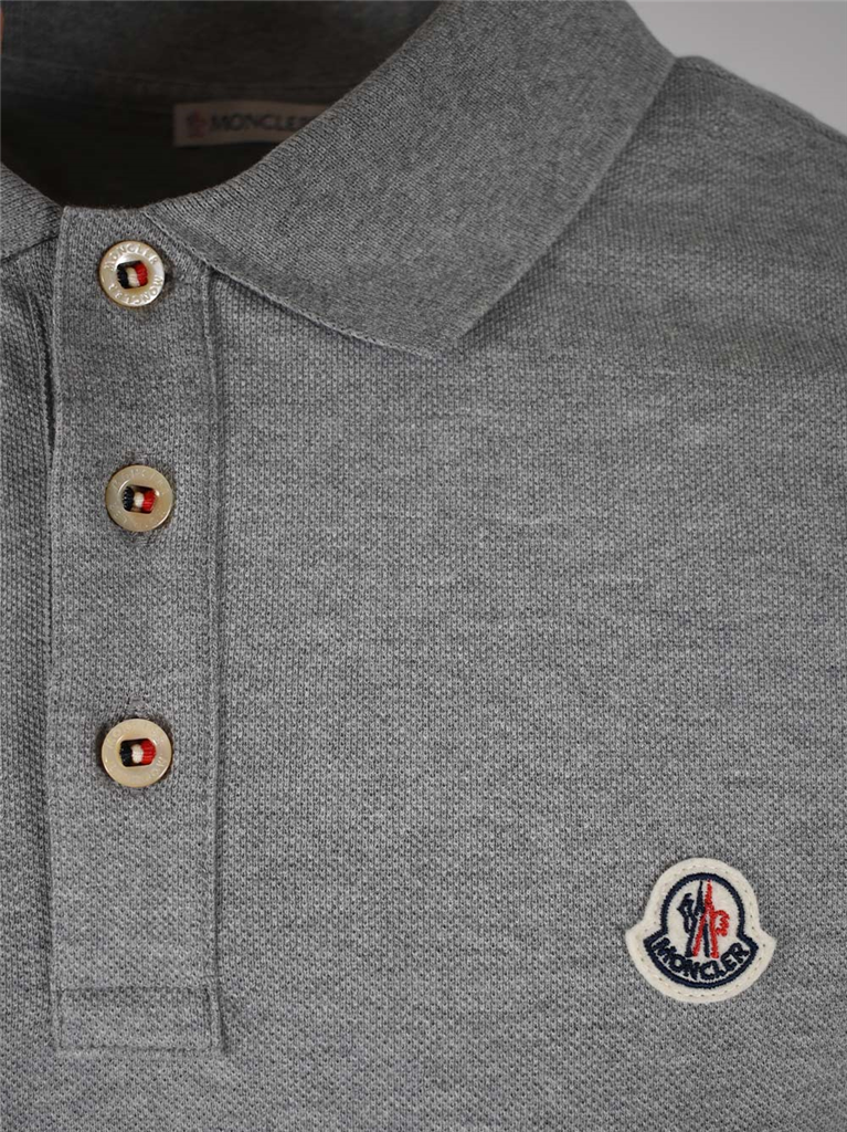 Polos Polo logo Moncler Cinza Homme