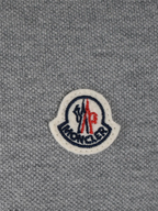 Polo shirts Logo polo shirt Moncler Gray Man
