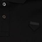 Polos Polo logo Prada Preto Homme