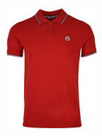 Polos Polo logo Moncler Rojo Homme