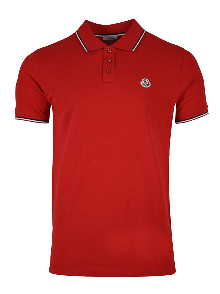 Polos Polo logo Moncler Vermelho Homme