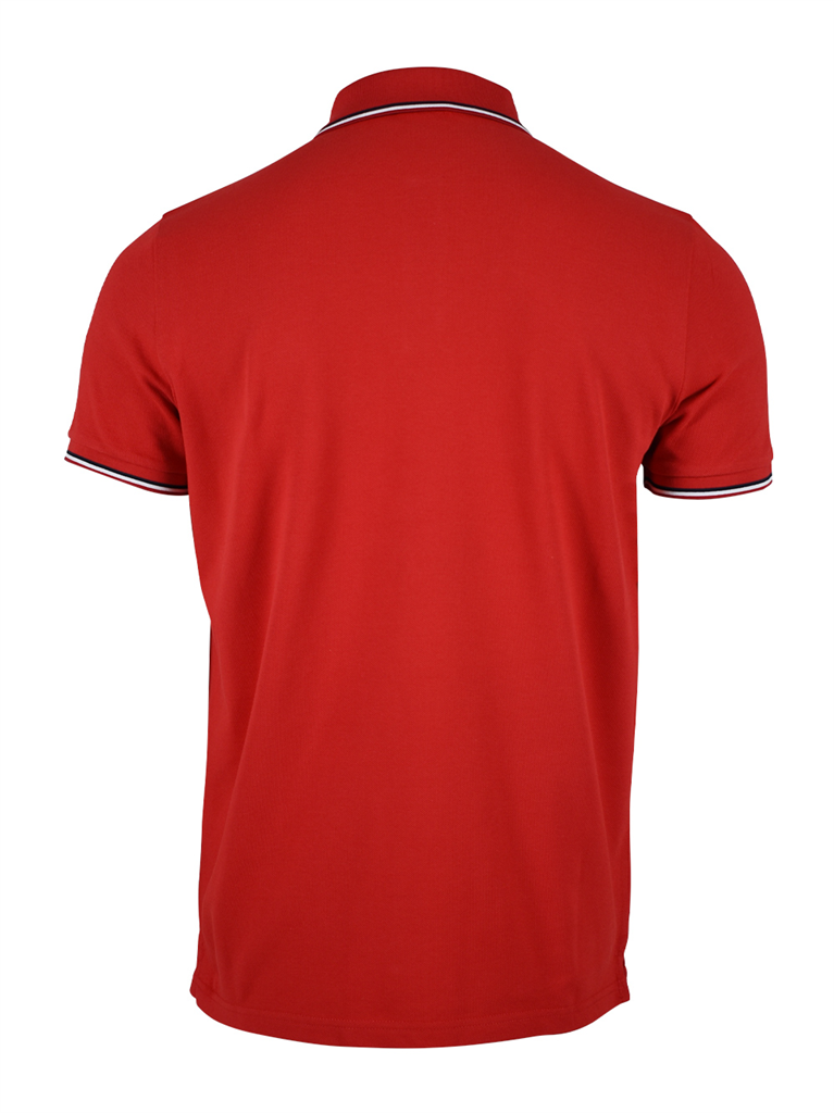 Polos Polo logo Moncler Rojo Homme