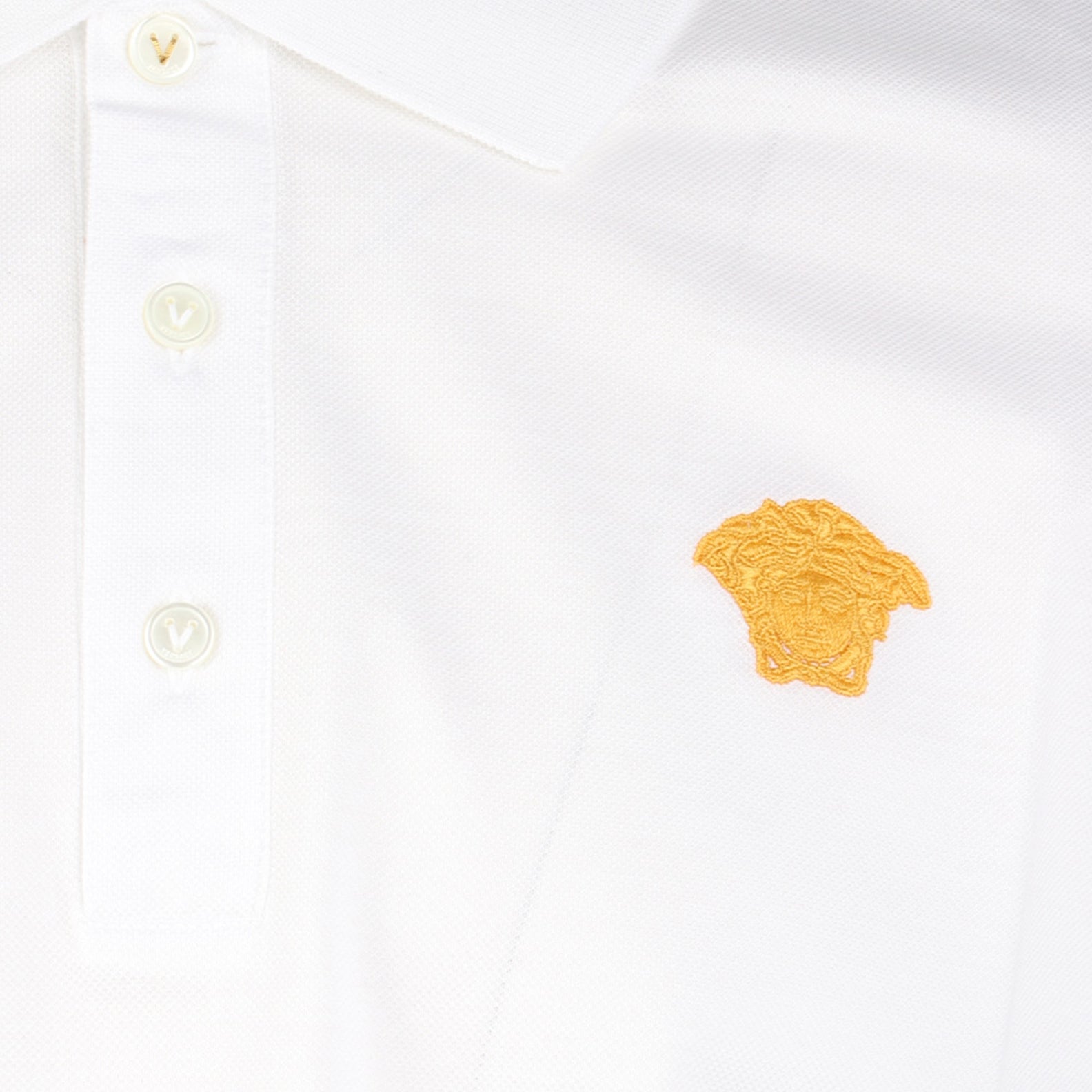 Polos Polo Medusa Versace Blanco Homme