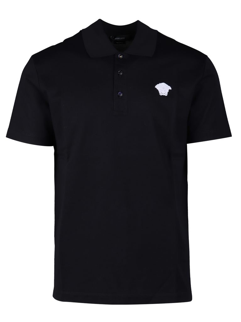 Camisetas Polo Medusa Versace Azul Homme